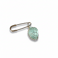Fluorite Netted Gemstone Brooch