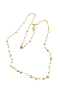 Handmade 22-inch gold-filled confetti sprinkle necklace by Sonya Ooten