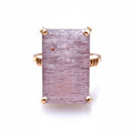 Rose Gold & Strawberry Quartz Ring