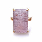 Rose Gold & Strawberry Quartz Ring