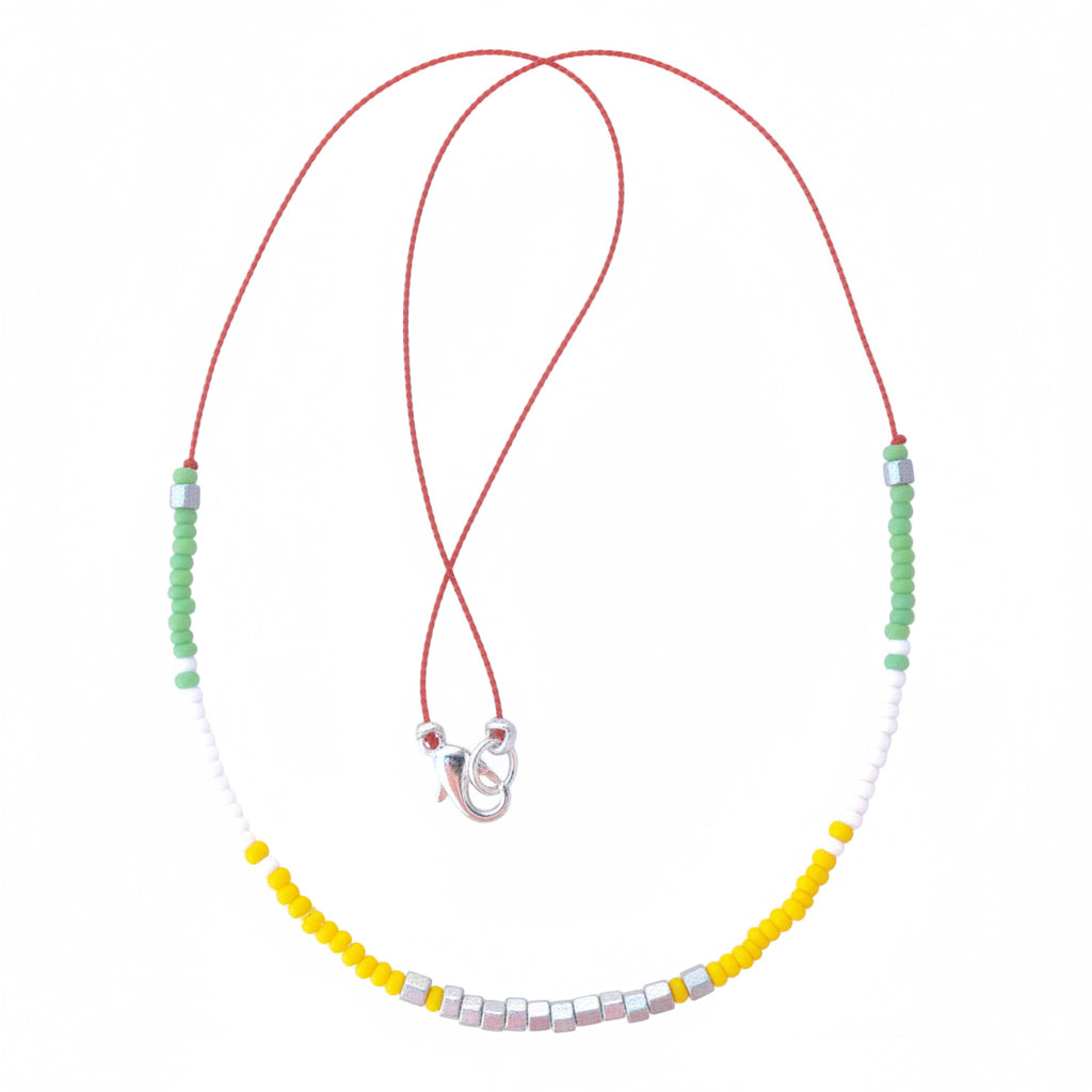 Citrus Mix Seed Bead Necklace