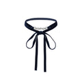 Herkimer Quartz & Black Leather Choker