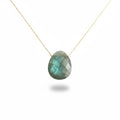 Labradorite Classic Gemstone Slice Necklace