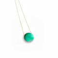 Chrysoprase Round Gemstone Necklace