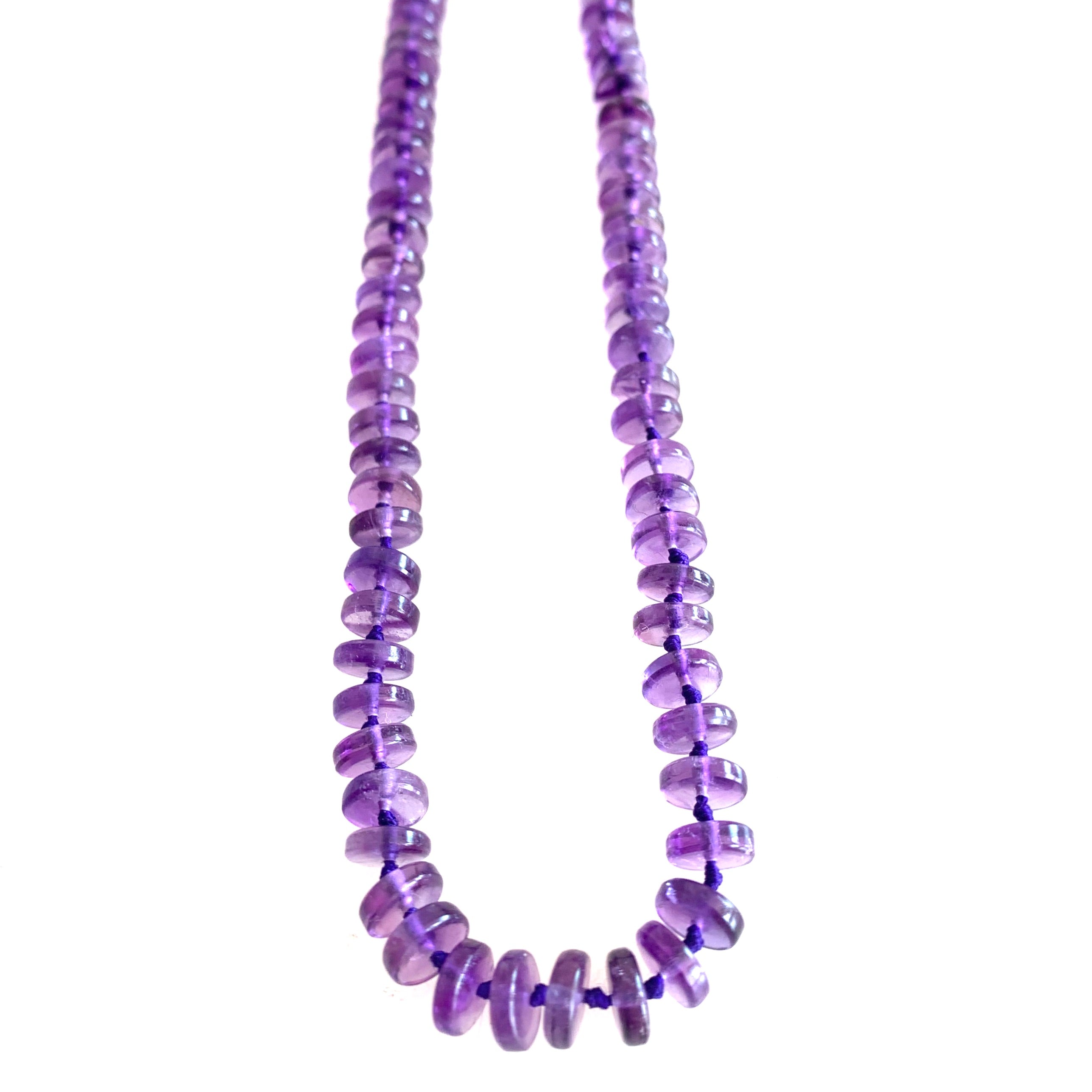 Amethyst Gemstone Candy Necklace