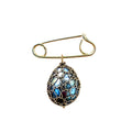 Netted South Sea Pearl Brooch