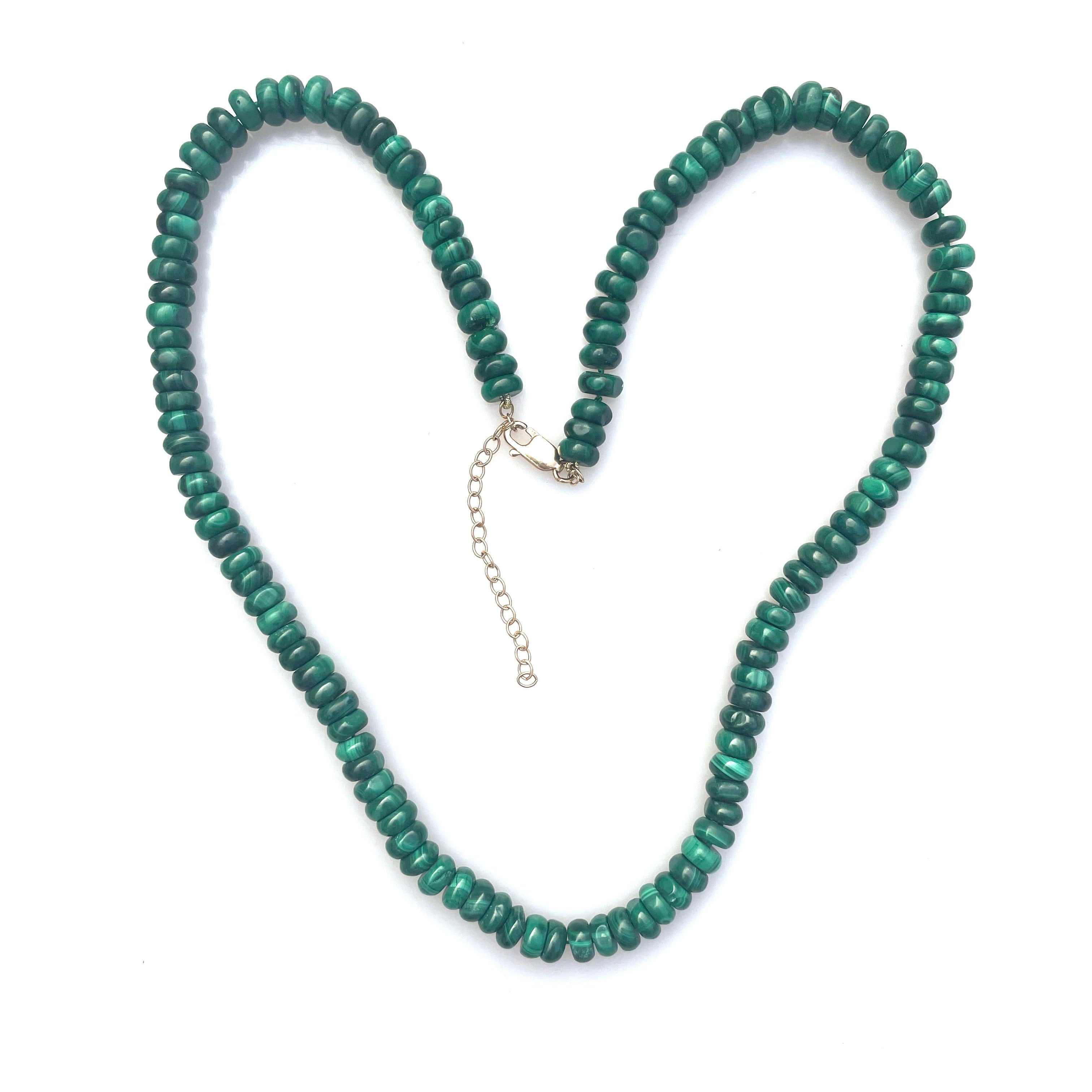 Malachite Gemstone Candy Necklace